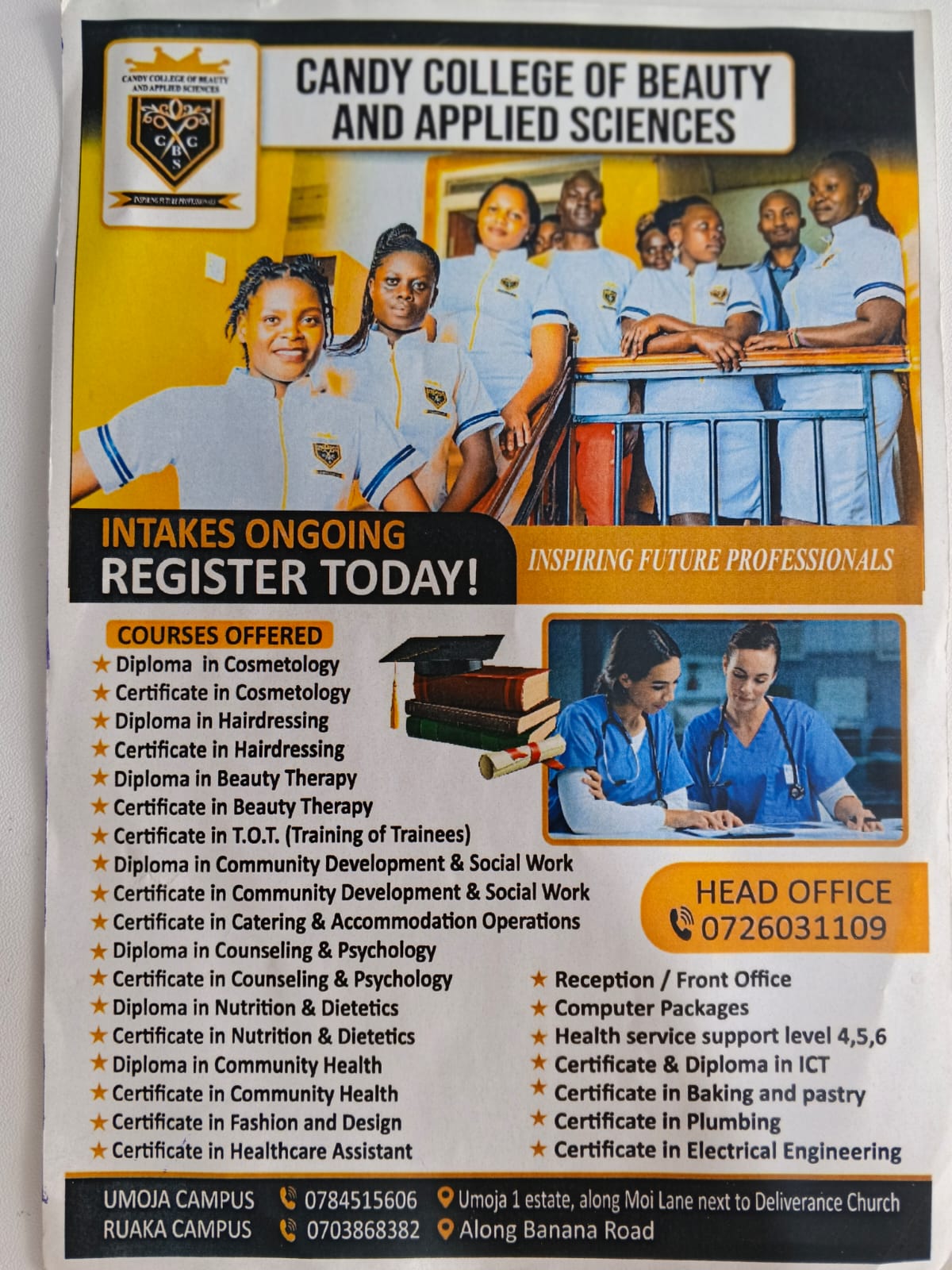 Candy College Of Beauty And Applied Sciences