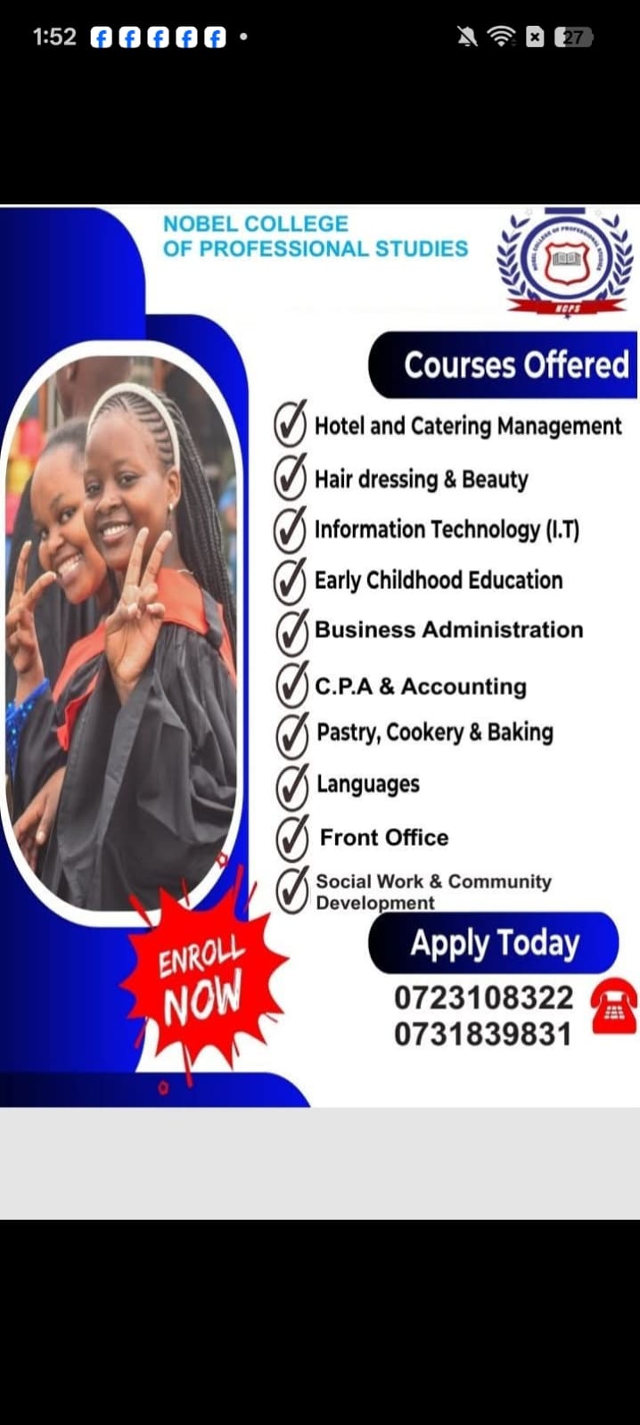 Nobel College Of Professional Studies